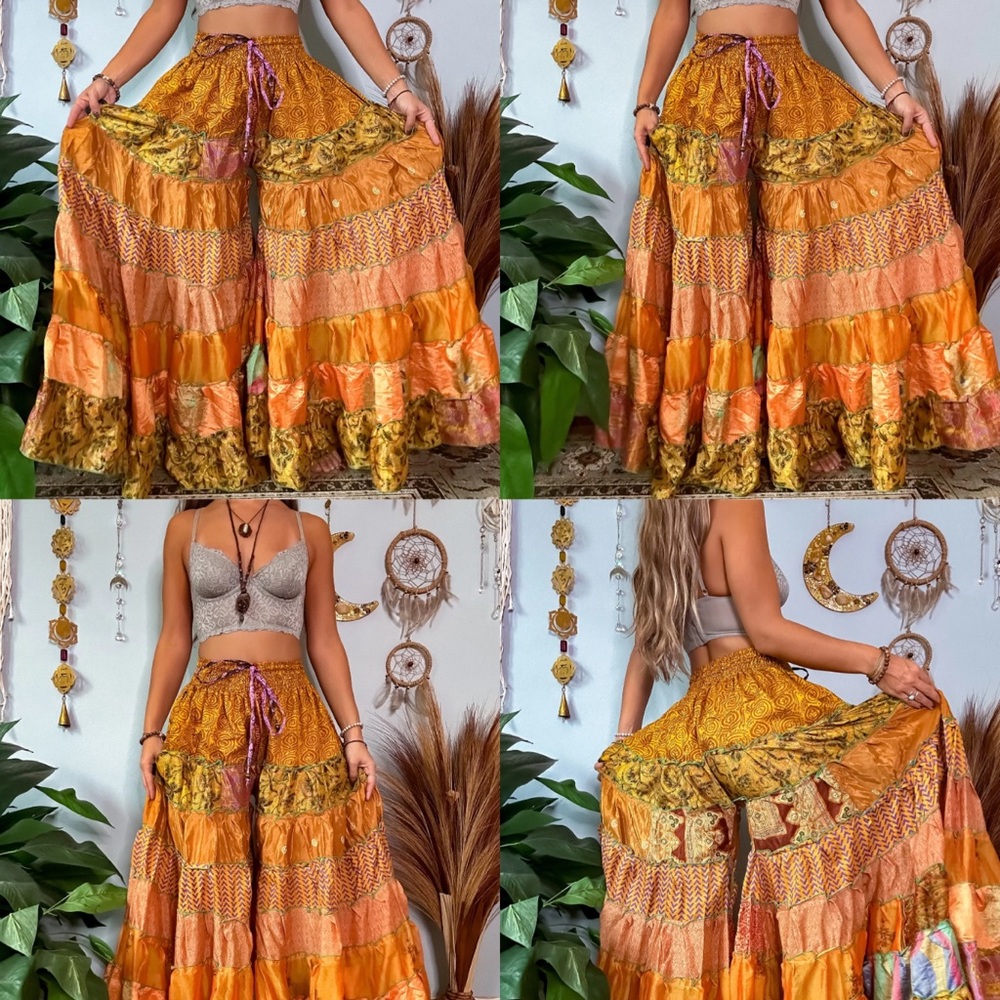 Ordinary selenophile handmade Luna tiered pants